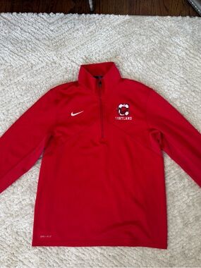 Nike Red Quarter-Zip Training Top SUNY Cortland
